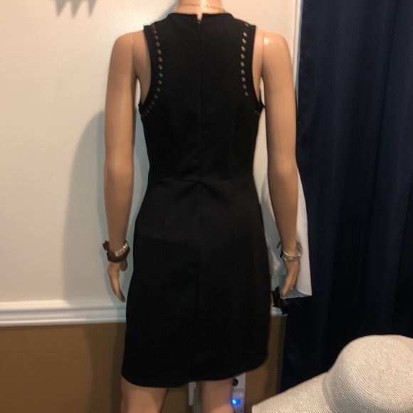 NICOLE by Nicole Miller Black Studded Dress Medium - Picture 7 of 8